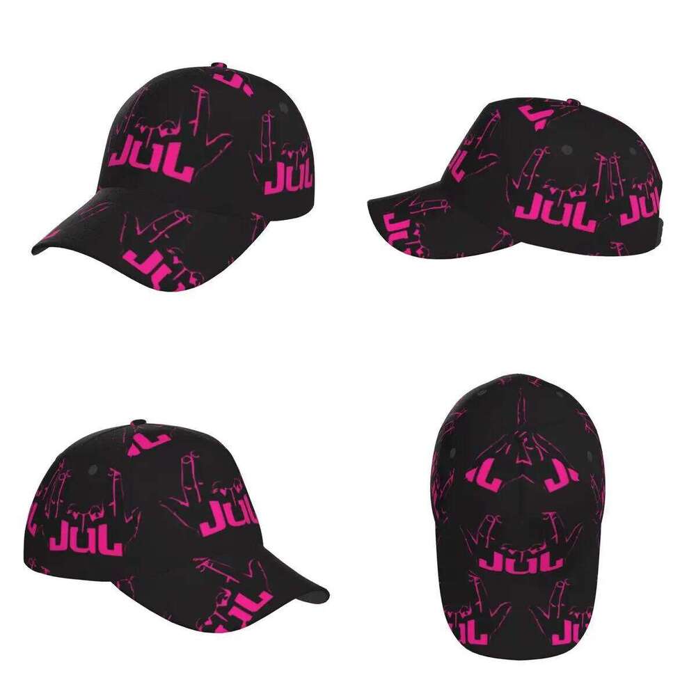 Unisex Hats French Rapper Jul Sign Outdoor Streetwear Summer Sports Baseball Caps Hip Hop Cap Casquette Z260314