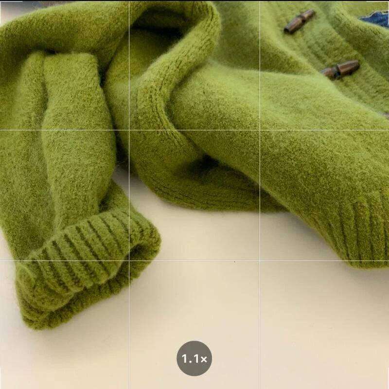 Sweater for Women Fall Winter Clothing Solid Color Thicked Pull Femme Ropa Mujer Fashion Knitted Oversized Cardigan Z260313