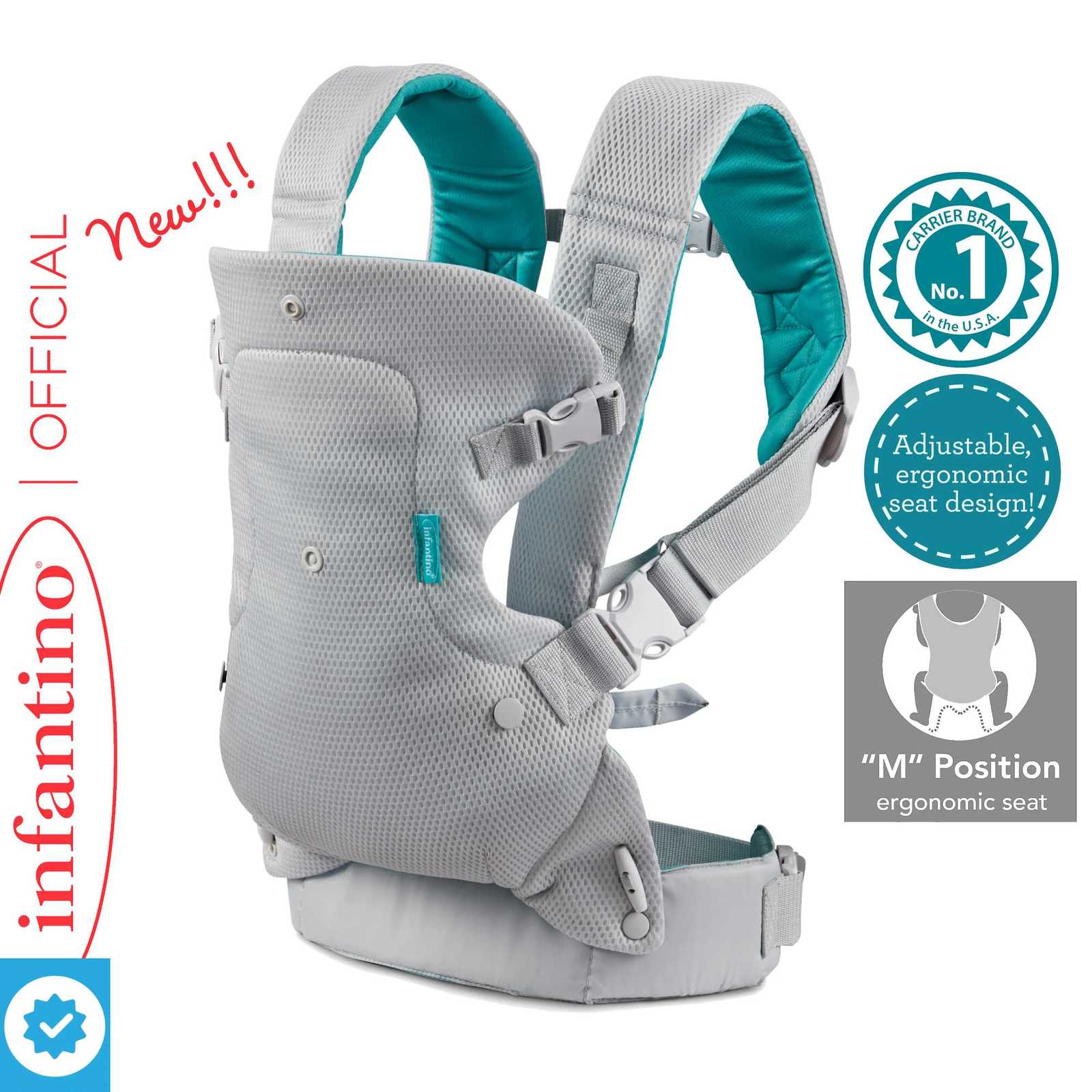 Advanced 4-in-1 Baby Carrier Strap Multifunctional Convertible And Washable Ergonomic Lumbar Stool Baby Carrier Strap X260313