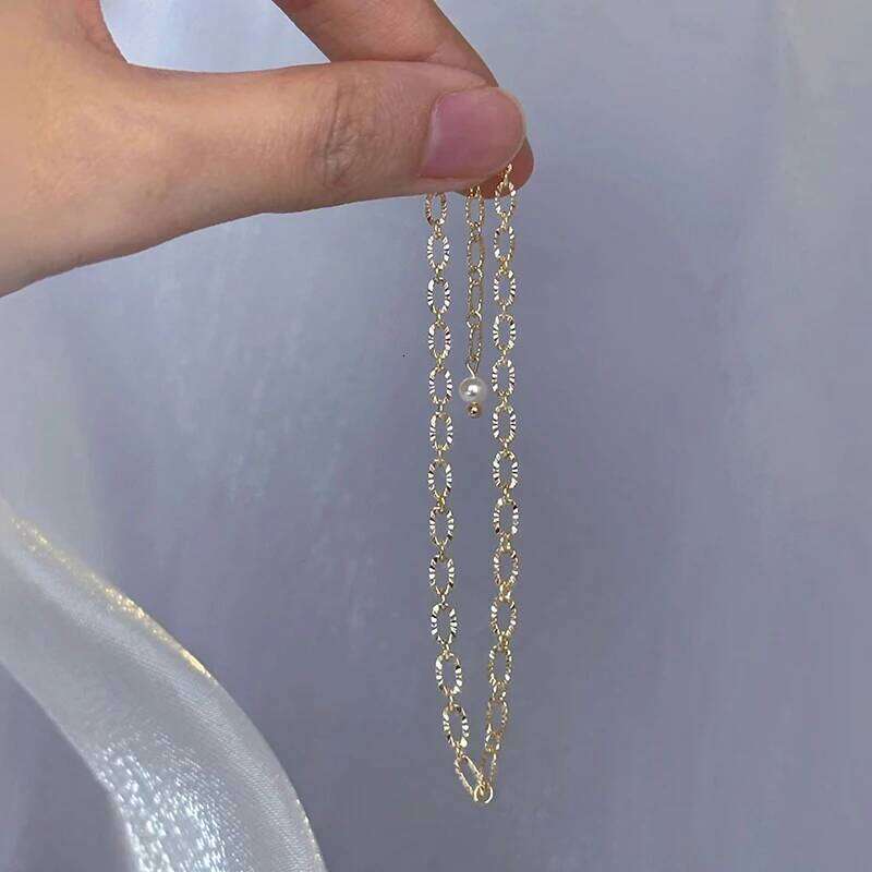 New 925 Sterling Silver Personality Charm Simple Style Bracelet Birthday Party Gift for Women's Exquisite Jewelry Z260313