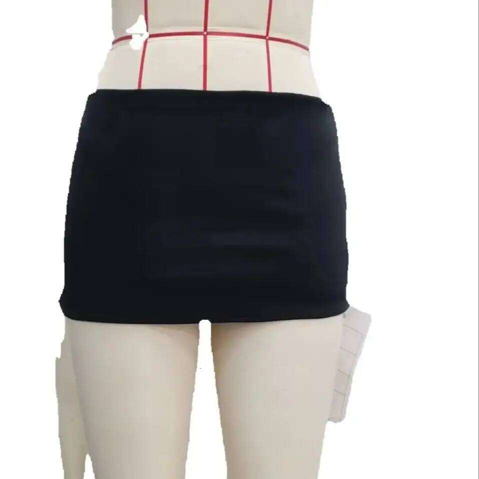 Women Micro Mini Sexy Solid Color Low Waist Slim Fit Pencil Stretchy Tight Short Skirt for Club Night Out Z260314