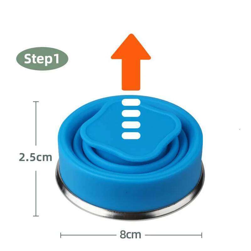 200ml Collapsible Portable Silicone Folding Water Cup Outdoor Heat Resistant Telescopic Foldable Mug With Lid For Travel Camping Z260314