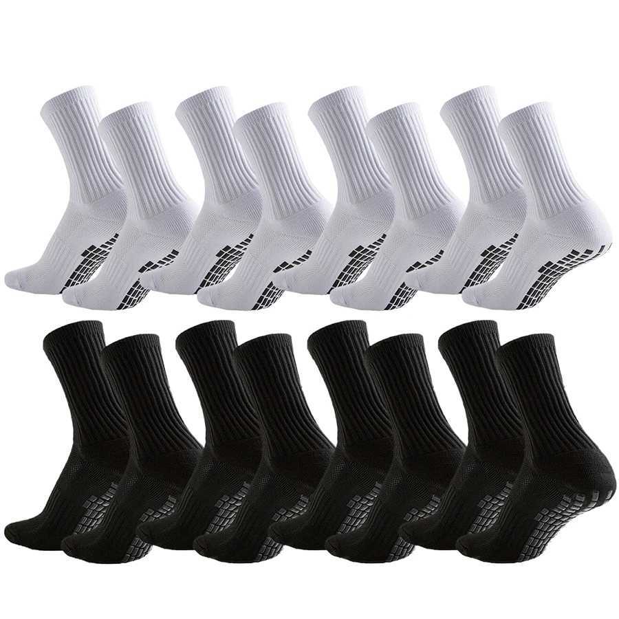 8Pairs Grip Socks for Men Women Football Basketball Baseball Rugby Soccer Cycling Running Hiking Tennis Skateboard and Athletic D260313