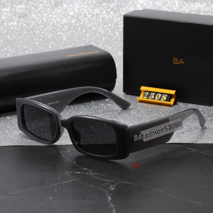 Mens Designer Sunglasses Outdoor Shades Fashion Classic Lady Small Rectangular Sun glasses for Women Luxury BB Eyewear Mix Color Optional signature with box