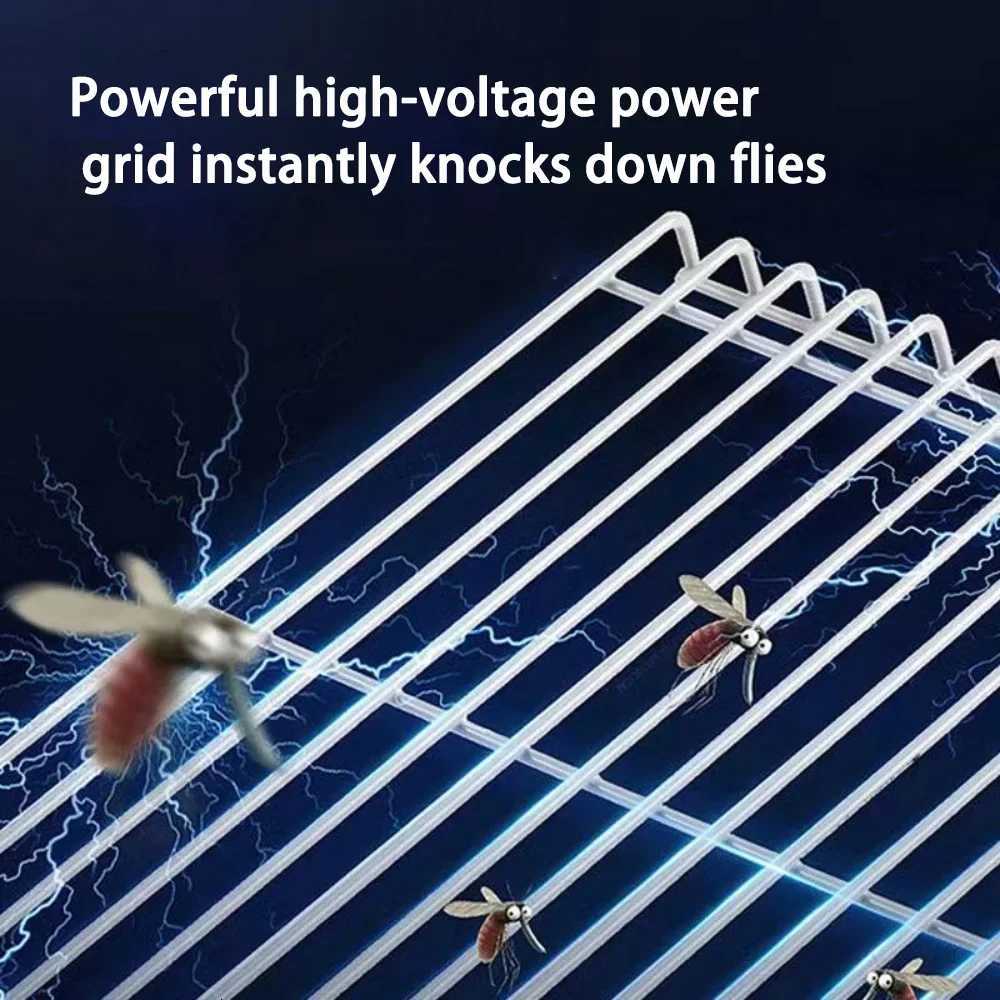 Joyinled 2W/4W/6W Mosquito Killer Lamp Electronic Insect Zapper with LED Night Light Silent Trap for Home Room Indoor Restaurant H260313