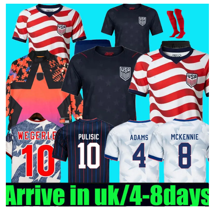 2026 2027 PULISIC MCKENNIE soccer Jerseys ERTZ ALTIDORE PRESS WOOD MORGAN LLOYD 26 27 America Football Shirt United States Camisetas USAs men kids fans player