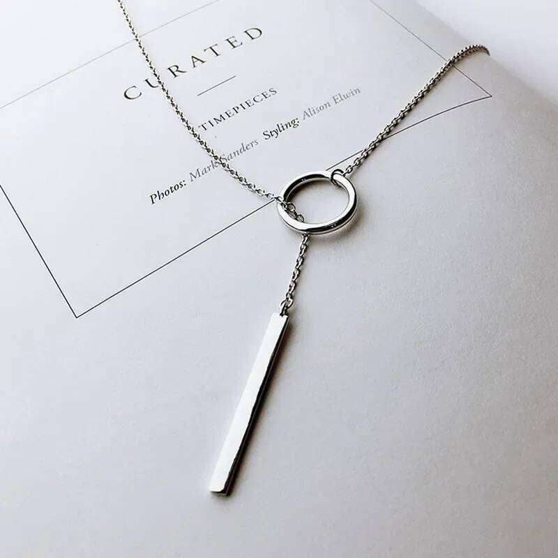 Initial Pendant Custom Name Letter Stainless Steel Women Statement Nameplate Layered Choker Necklace H260312