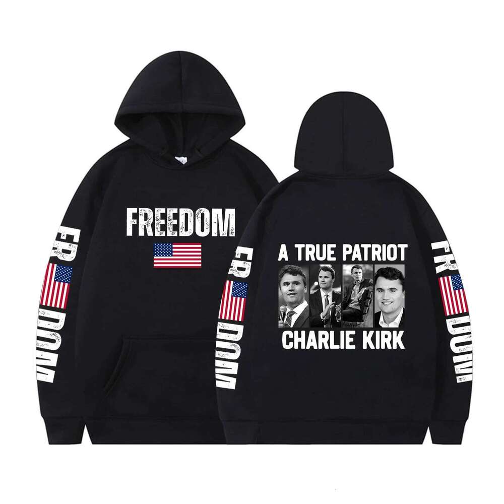 Charlie Kirk Freedom Hoodie Pray for Shirt Unsiex Long Sleeve Patriotic Sweatshirt Z260315