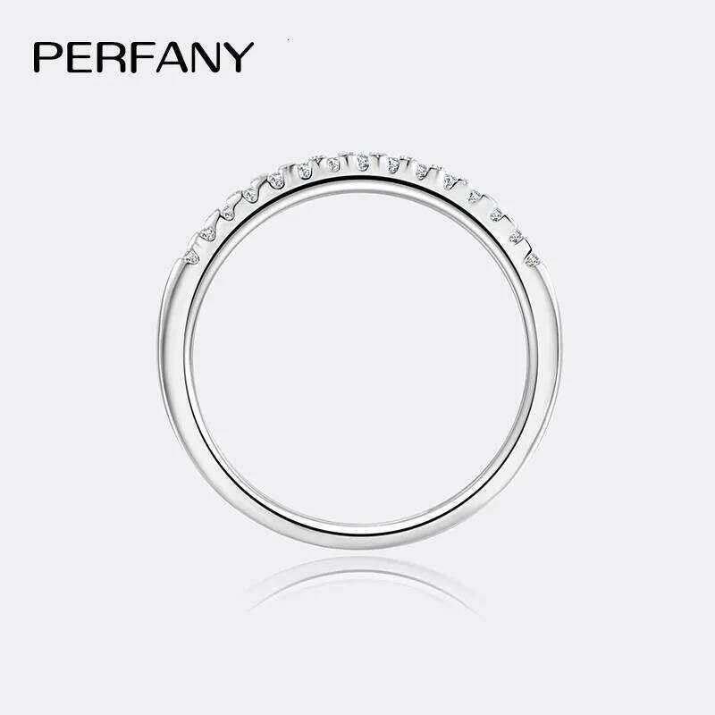 PERFANY GRA Certified Moissanite Ring for Women S925 Pure Silver Classic Eternal Laboratory Diamond Wedding Fashion Jewelry H260312