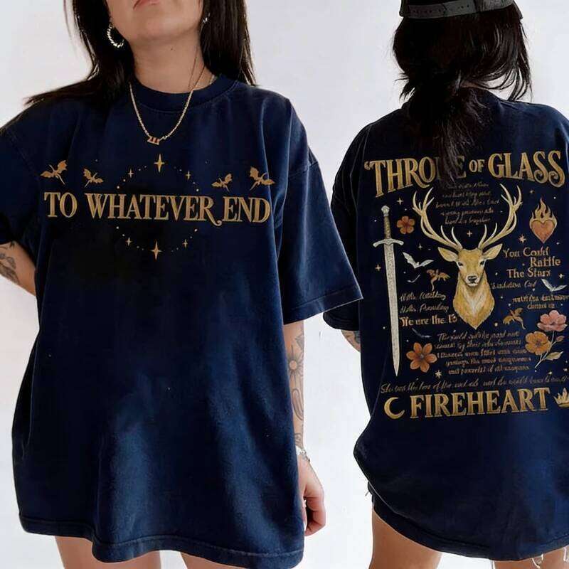 Throne Of Glass Casual Shirt Fantasy Reader Apparel Aelin Galathynius The Thirteen Inspired Sjm Merch Unisex graphic tshirts Z260314