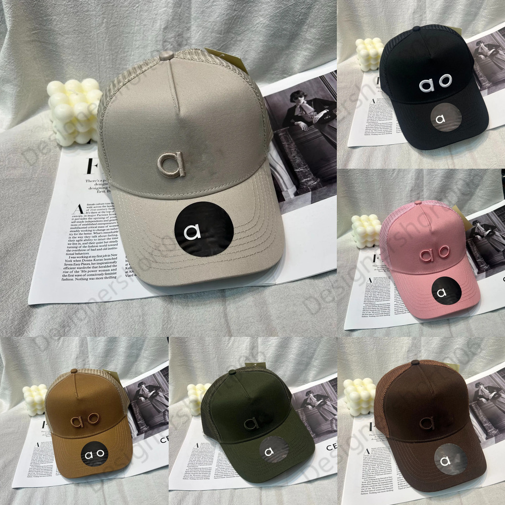 AAAA Aloismness Ball Caps Unisex Designer Baseball Caps For Womens And Mens Mesh Hats Breathable Sunscreen Couples Sports Golf c0e