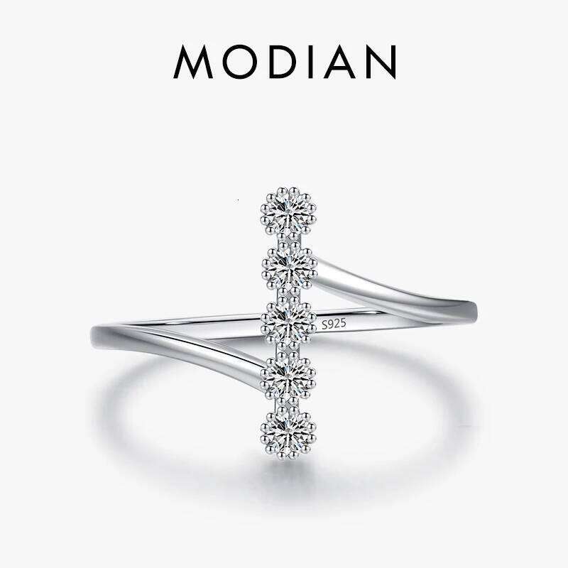 MODIAN Authentic 925 Sterling Silver Fashion Delicate Finger Rings For Women Wedding Engagement Fine Jewelry Anel Accessories H260312