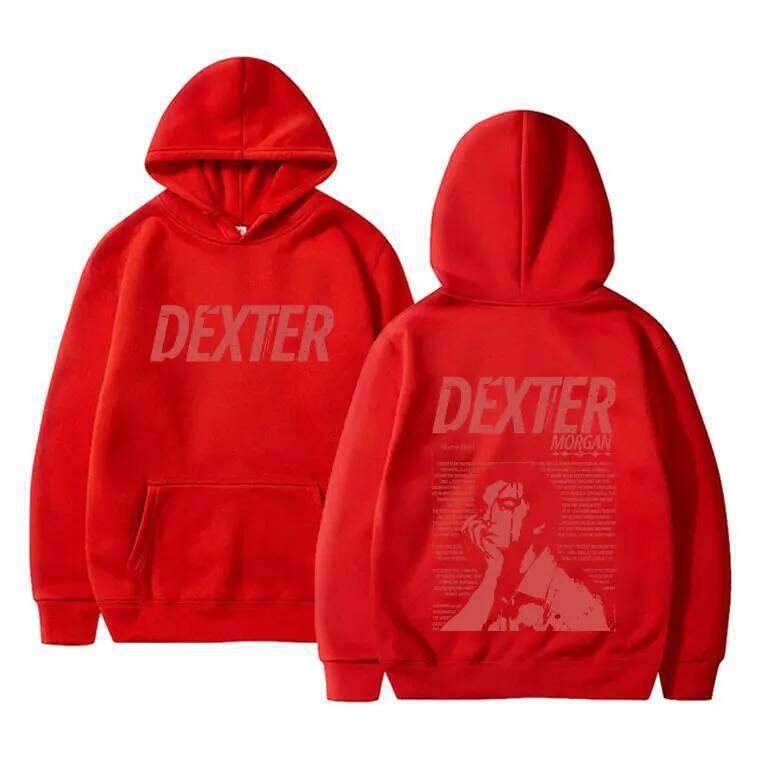 Retro TV game Dexter Morgan men's fashionable high-quality casual Harajuku hoodie Z260314