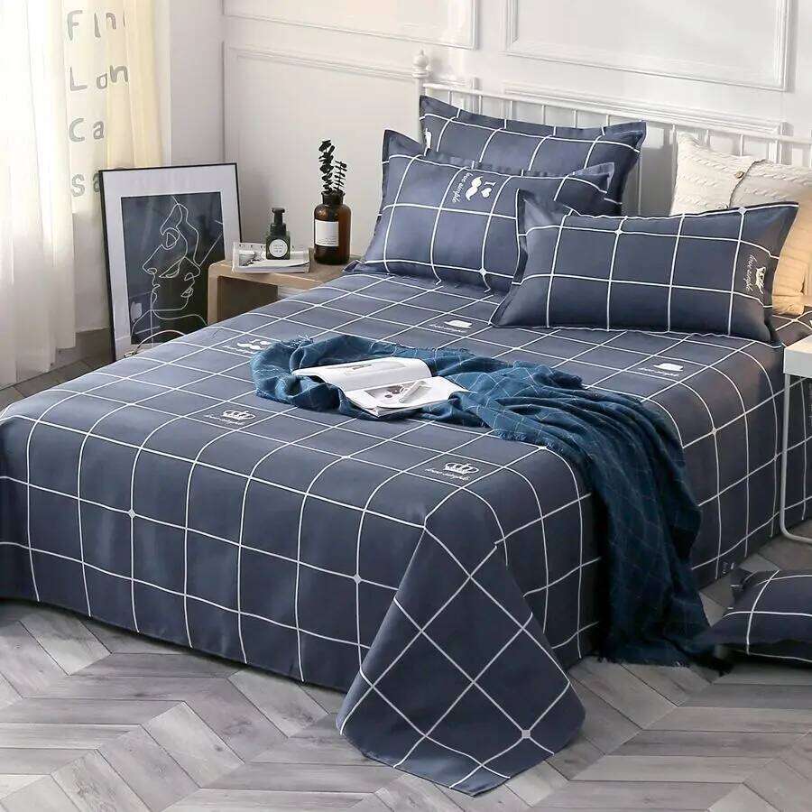 3pcs/Set Home Textile Bed Set with Pillowcases Cotton Material Lovers Bedding Room Flat Sheet H260311 H260312 - view 7