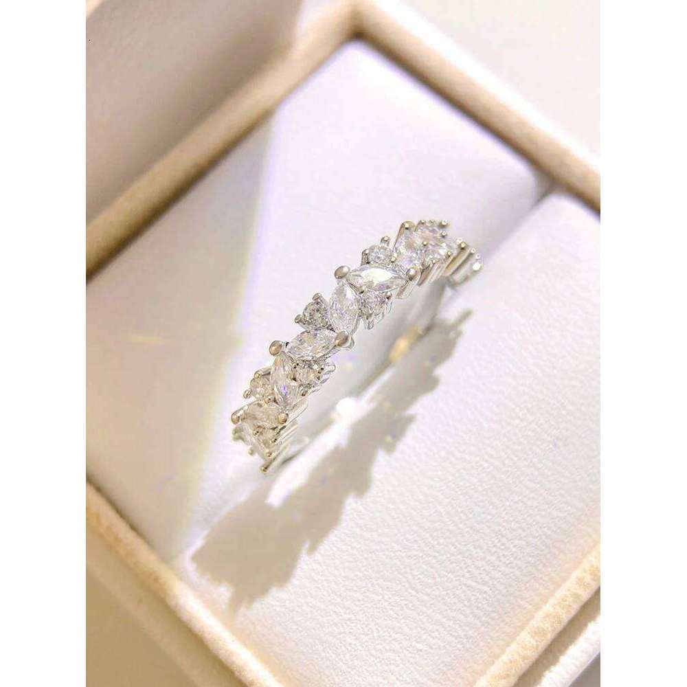 925 Sterling Silver Personalized Full Mariquesa Zircon Shiny Ring For Women Engagement Wedding Luxury High Quality Jewelry H260312