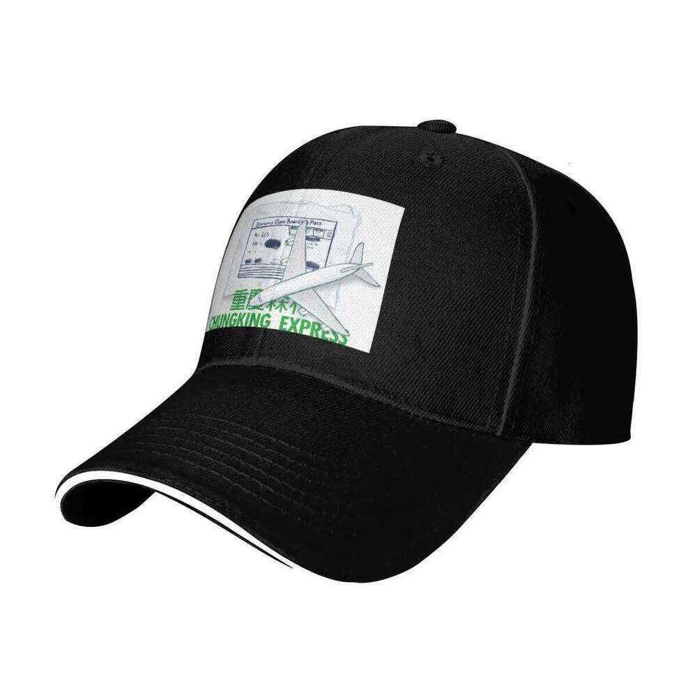 Chungking Express Boarding Pass Baseball Cap Hat Hood Mens Hats Women's Z260313
