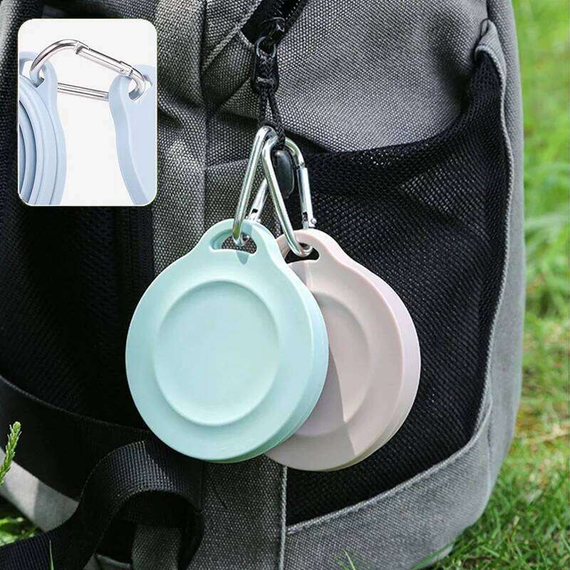 180ML Folding Outdoors with Hanging Hole Creative Water Portable Washing Fashion Travel Silicone Cup Z260313