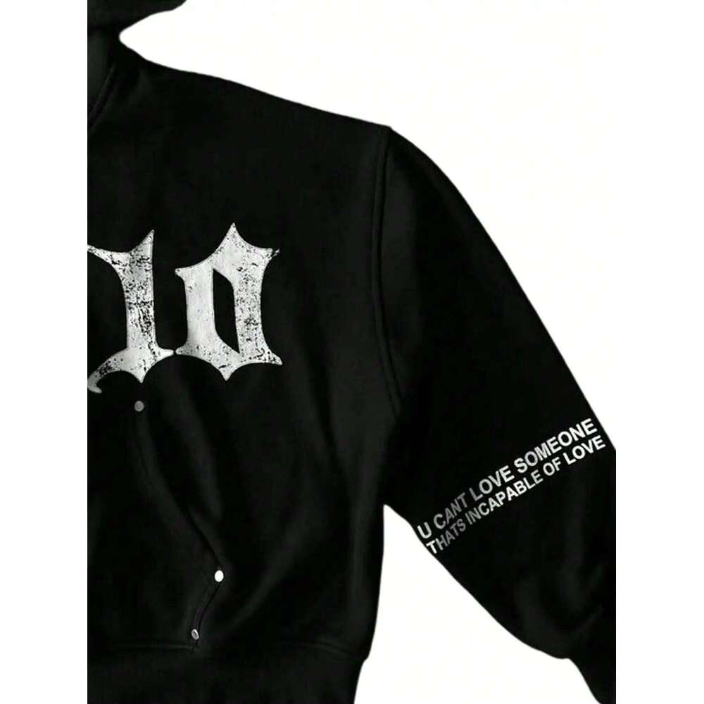 Men's Graphic Oversized Hoodies Y2k Zip Up Long Sleeve Hooded Sweatshirt Jacket Streetwear Z260315