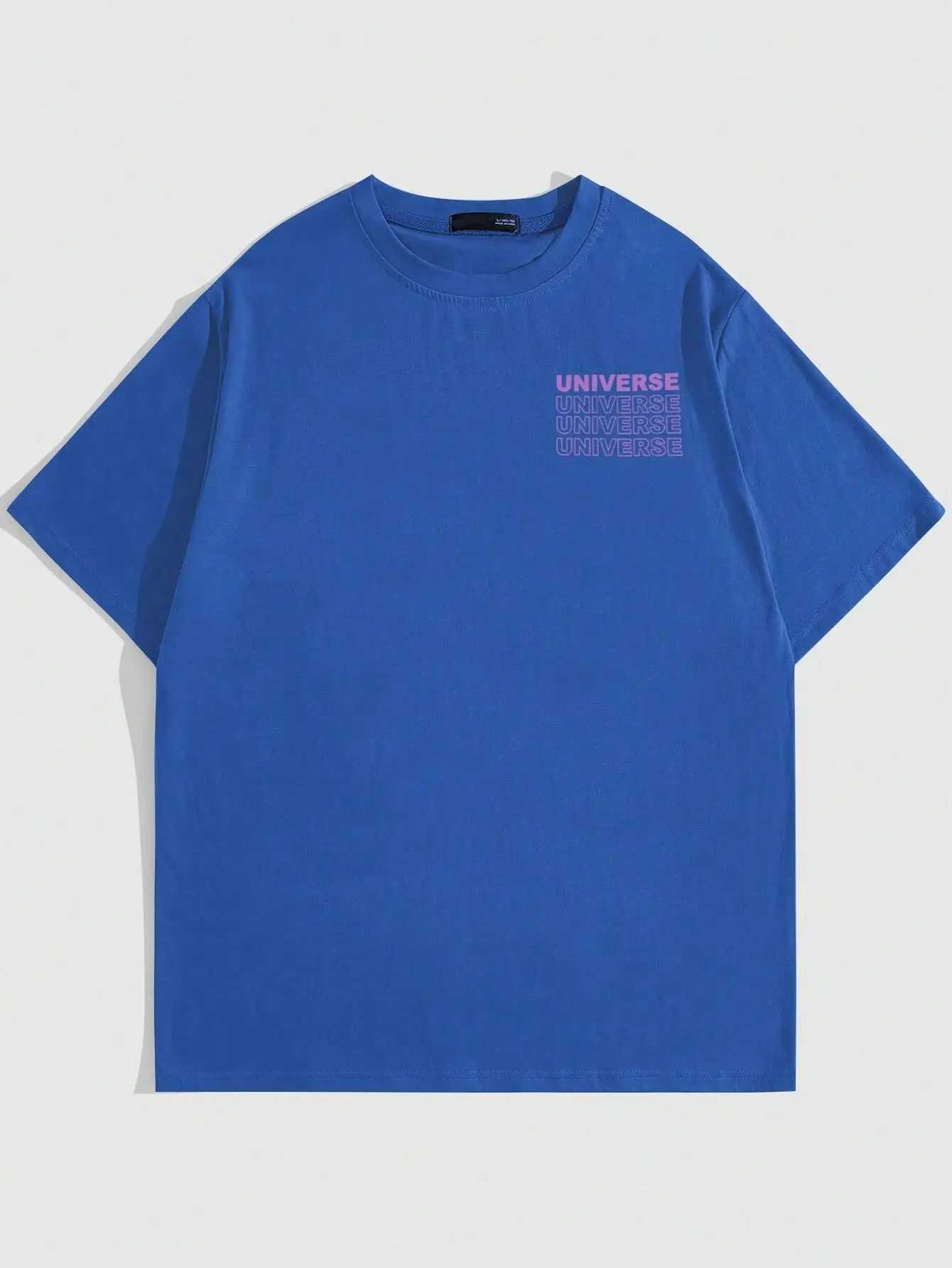 The Secret Of The Big Bang In The Universe Men T Shirts Summer Cotton T-Shirts Breathable Loose Clothes Hip Hop Street Tees D260313