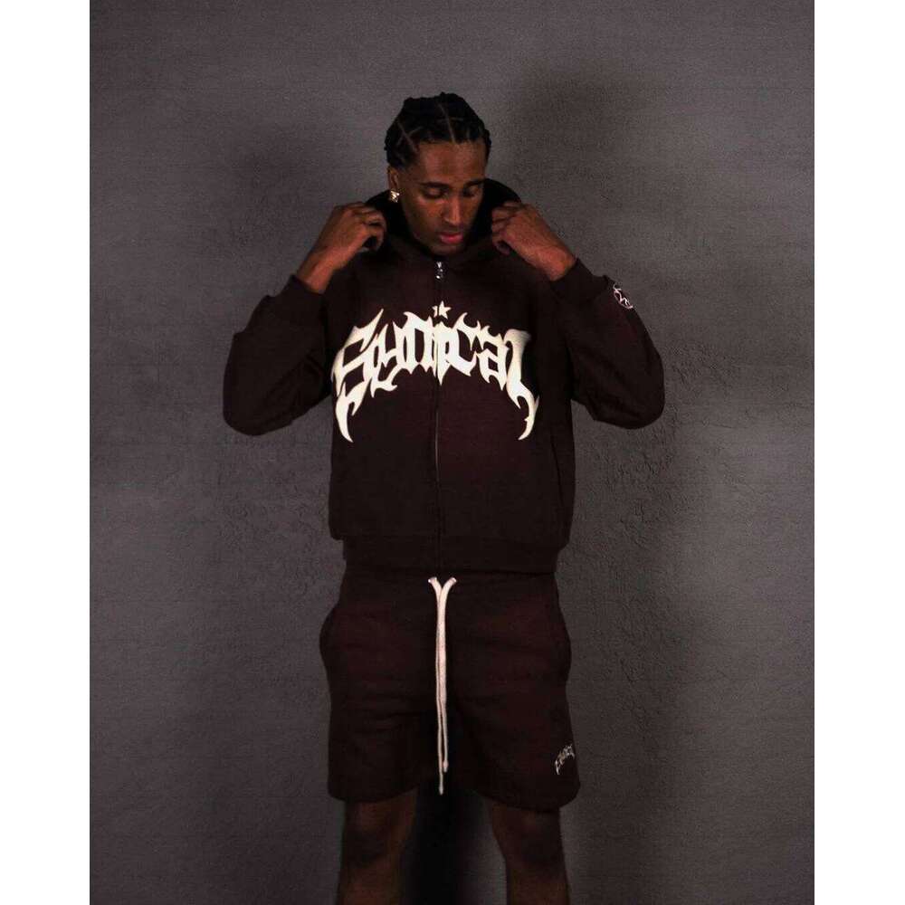 Y2K Unisex Hoodies Women Autumn Winter Harajuku Zip Up Hooded Sweatshirt Men Gothic Hip Hop Oversized Jackets Streetwear 26Y0313