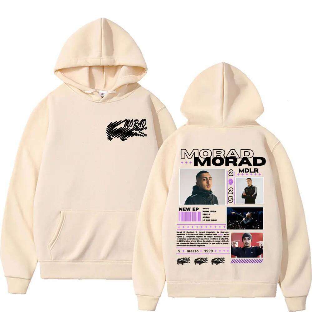 New Tour Hoodies Men Women Harajuku Hip Hop Pop Music Street Sweatshirt Rapper Morad MDLR Album Comfort Casual Fleece Pullovers Z260315