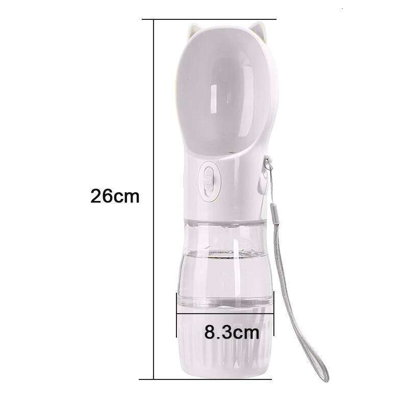 Pet Dog Bottle Food Feeder For Small Medium Dogs 2 In 1 Travel Puppy Cats Water Container Outdoor Yorkie Drinker Supplies 26W0313