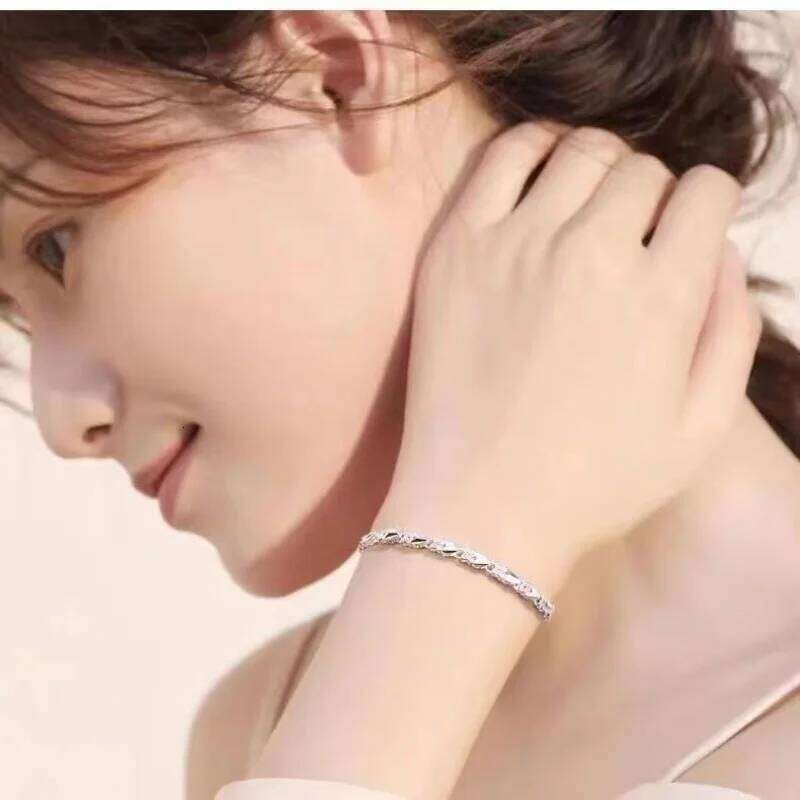 925 Sterling Silver Multiple Styles Bracelet Chain For Women Fashion Wedding Party Beautiful Jewelry Gift Z260313