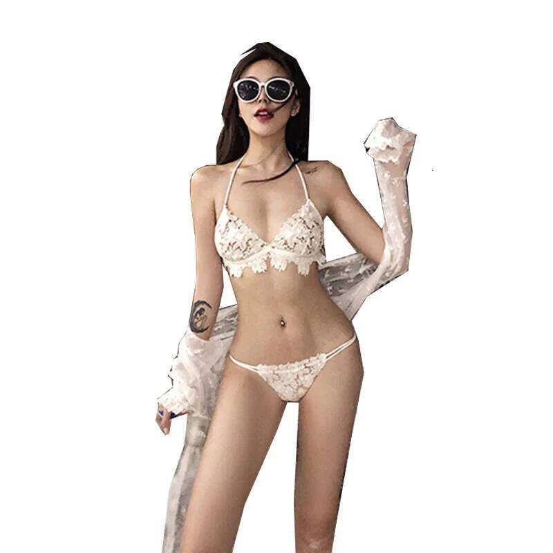Polyester Micro Bikini Set for Women, Swimsuit, Bathing Suit, Korean Version, Summer Fashion, Sexy, New Y260303