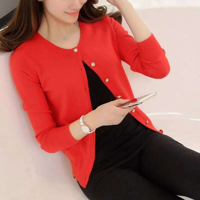 New Spring Summe 2024 Women Knit Cardigan Sweater Casual Short Coat Female A Little Shawl Thin Knitted Jacket Elegant Outerwear Z260314