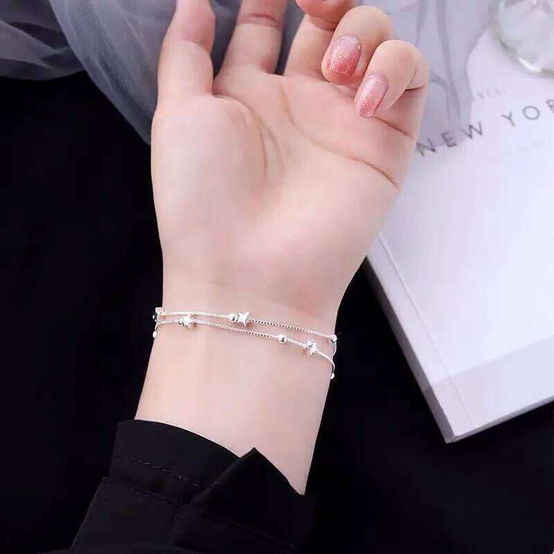 Beautiful Stars Bracelets for Women Korean Fashion Party Wedding Jewelry Holiday Gifts Z260313