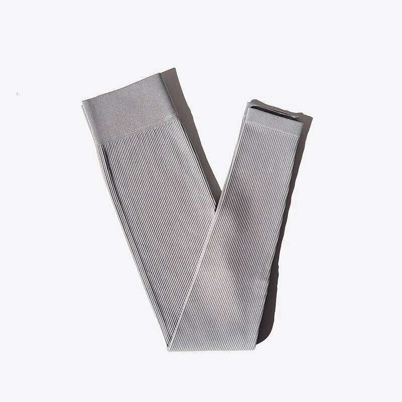 New Ribbed Seamless Yoga Pants High Waist Gym Leggings Sport Women Fitness Female Legging Tummy Control Running Tights 26Y0313