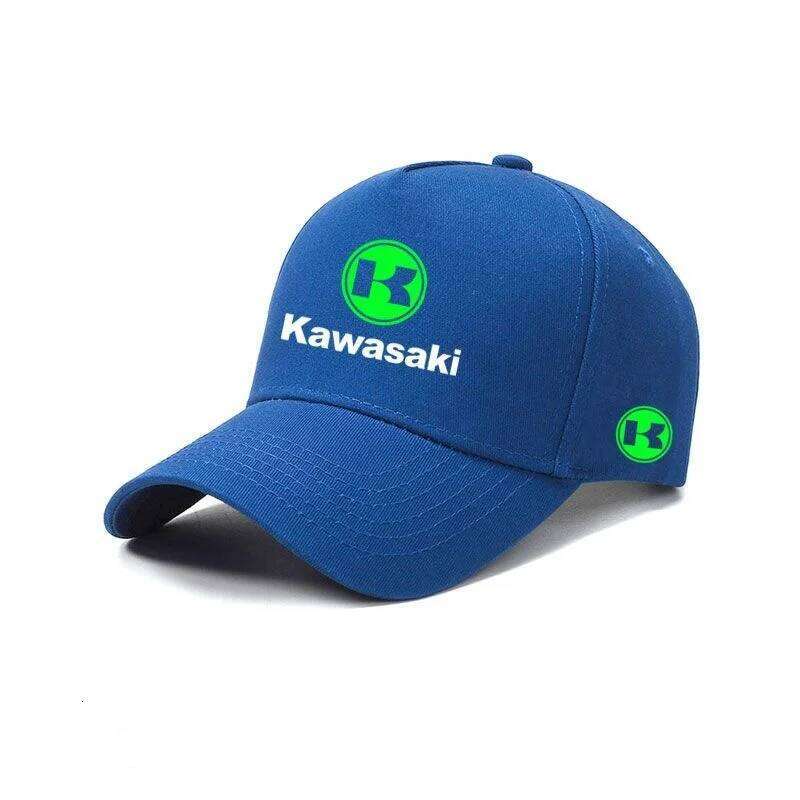 Kawasaki baseball caps, fashionable men's and women's outdoor sun hats, summer fashion hats Z260314