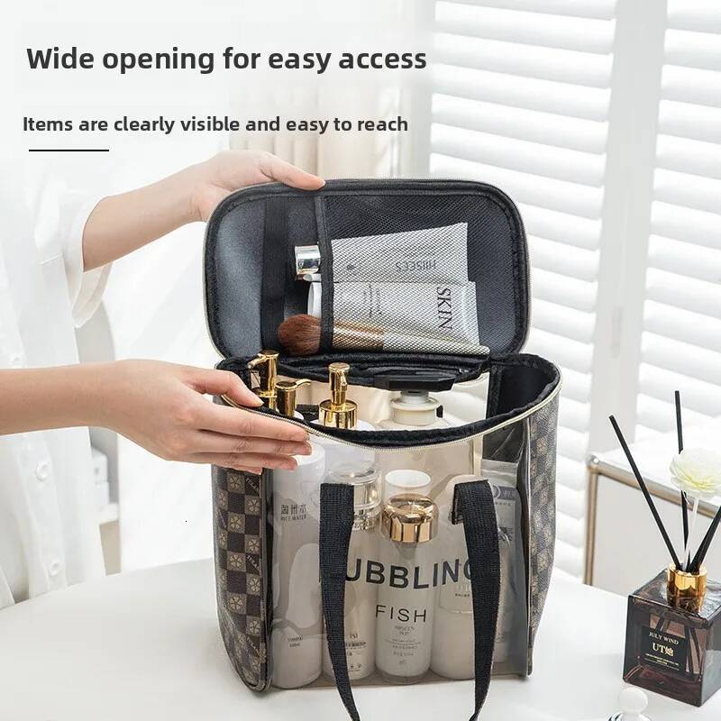 Travel Bag Waterproof Large Capacity For Makeup Organizer For domestic use kitchen bedroom Cosmetic Storage Pouch Toiletry living room