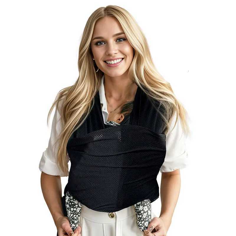 Easy-Wear Mesh Baby Carrier Soft Breathable Sling for Newborns Hands-Free Comfort Wrap for Parents on The Go X260313