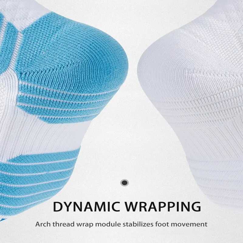 4 Pairs/Lot Professional Basketball Socks Breathable Men Mid-Tube Socks White Sports Socks Towel Bottom Men Basketball Socks D260313