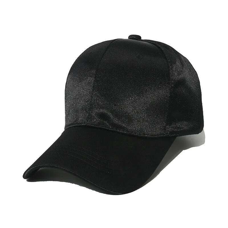 Women's Summer Solid Baseball Cap Sun Protection Silk Satin Cool Visor Snapaback Hats Female Casual Outdoor Caps Z260313