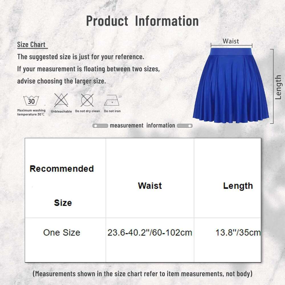 Womens Solid Color Ruffle Skirt Casual Elastic Waistband Breathable Flared Skirts Loungewear Homewear Dance Performance Costumes Z260314