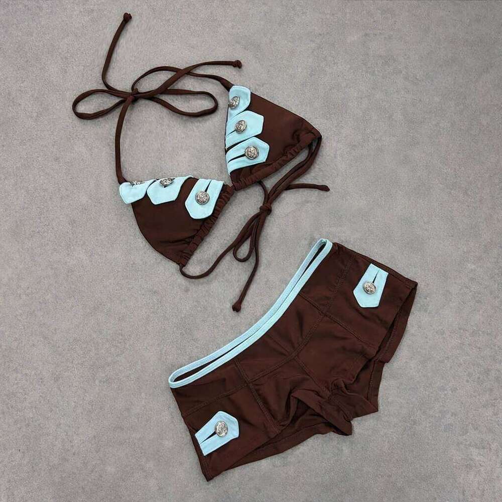 Micro Bikinis 2026 Sexy Women Swimsuit Female Push Up Swimwear Brazilian Bikini Patchwork Bathing Suit Beachwear Bandeau Biquini 26H0313