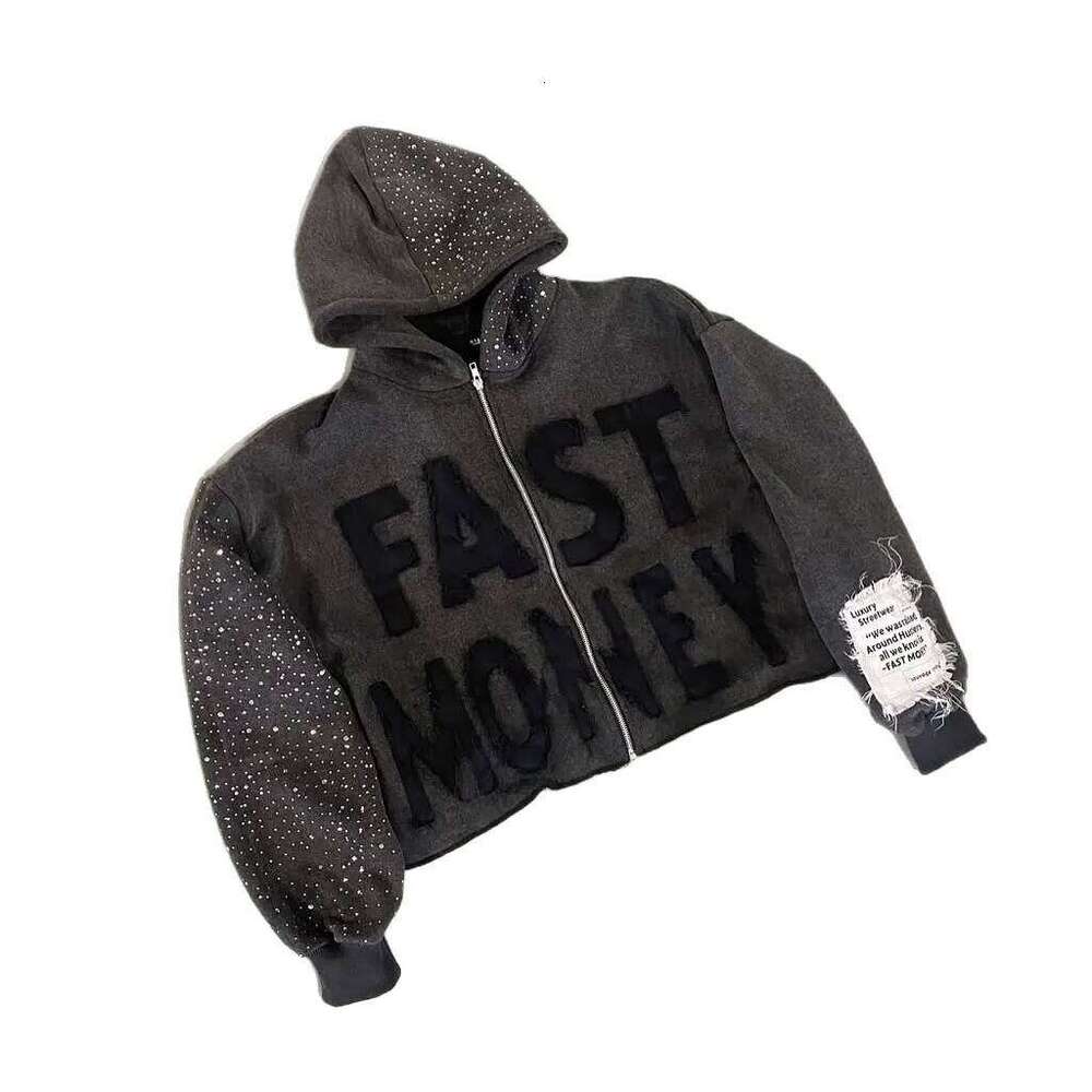 New Personalized Street Cross-border Men's And Women's Heavy Retro Design Sweatshirts, Jackets Hoodie Conjunto Deportivo Mujer Z260314