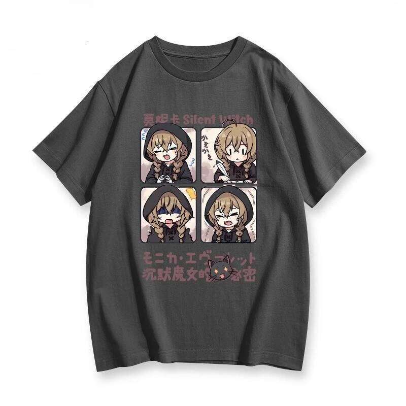Secret of The Silent Witch Anime Shirt Shoujo Girl Camisa Cotton O-neck Kawaii Cute Style Printed Streetwear Harajuku Tee Z260314