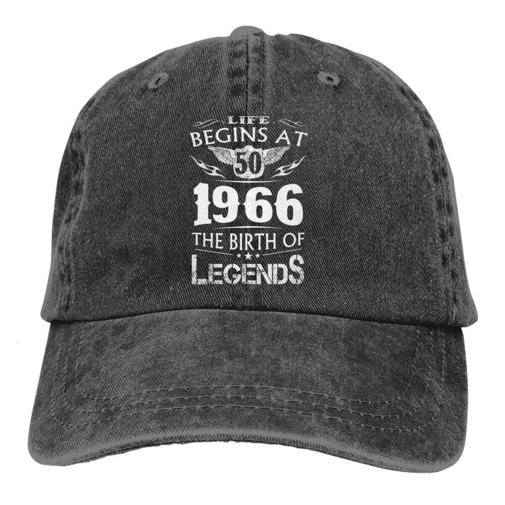 Life Begins At - 1966 The Birth Of Legends Baseball Cap Men 50 Years Old Born in 1971 colors Women Summer Snapback Caps Z260313