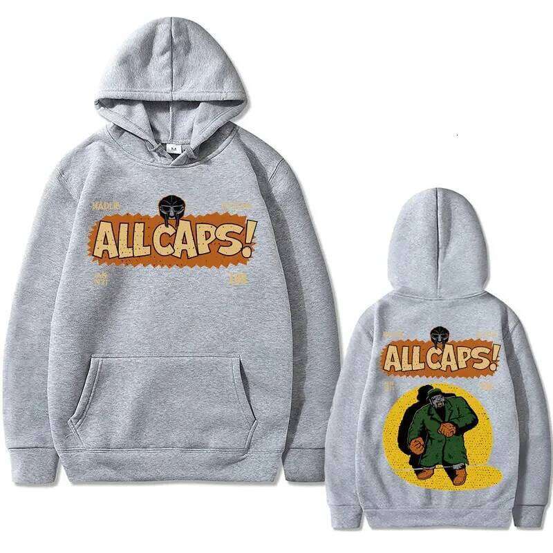 Madlib Print Hoodies Pullover Singer Madvillain Mf Doom Amazing Hoodie Men Women Hip Hop Sweatshirt Men's Streetwear Z260314
