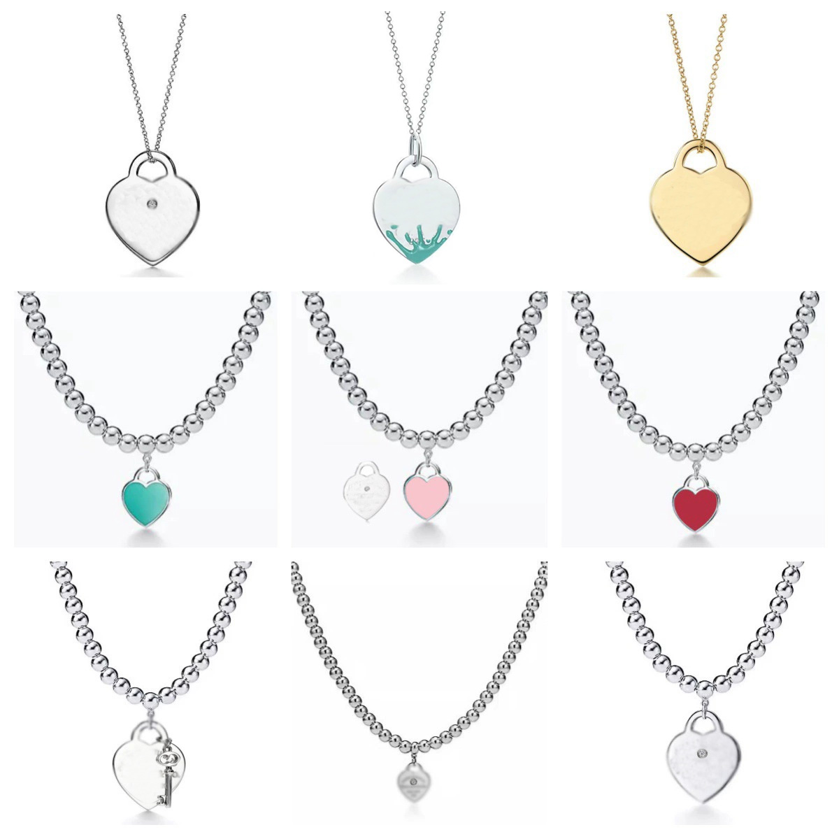 necklace designer necklace high quality necklace for women girls luxury beads necklace alphabet valentine gift elegant women girl christmas gifts with box