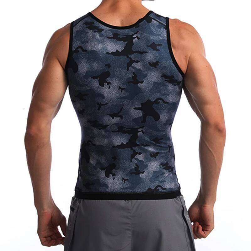 Sweat Sauna Body Shapers Vest Tops Slimming Compression Shapewear Waist Shaper Corset for Men Workout Shirt 26Y0313