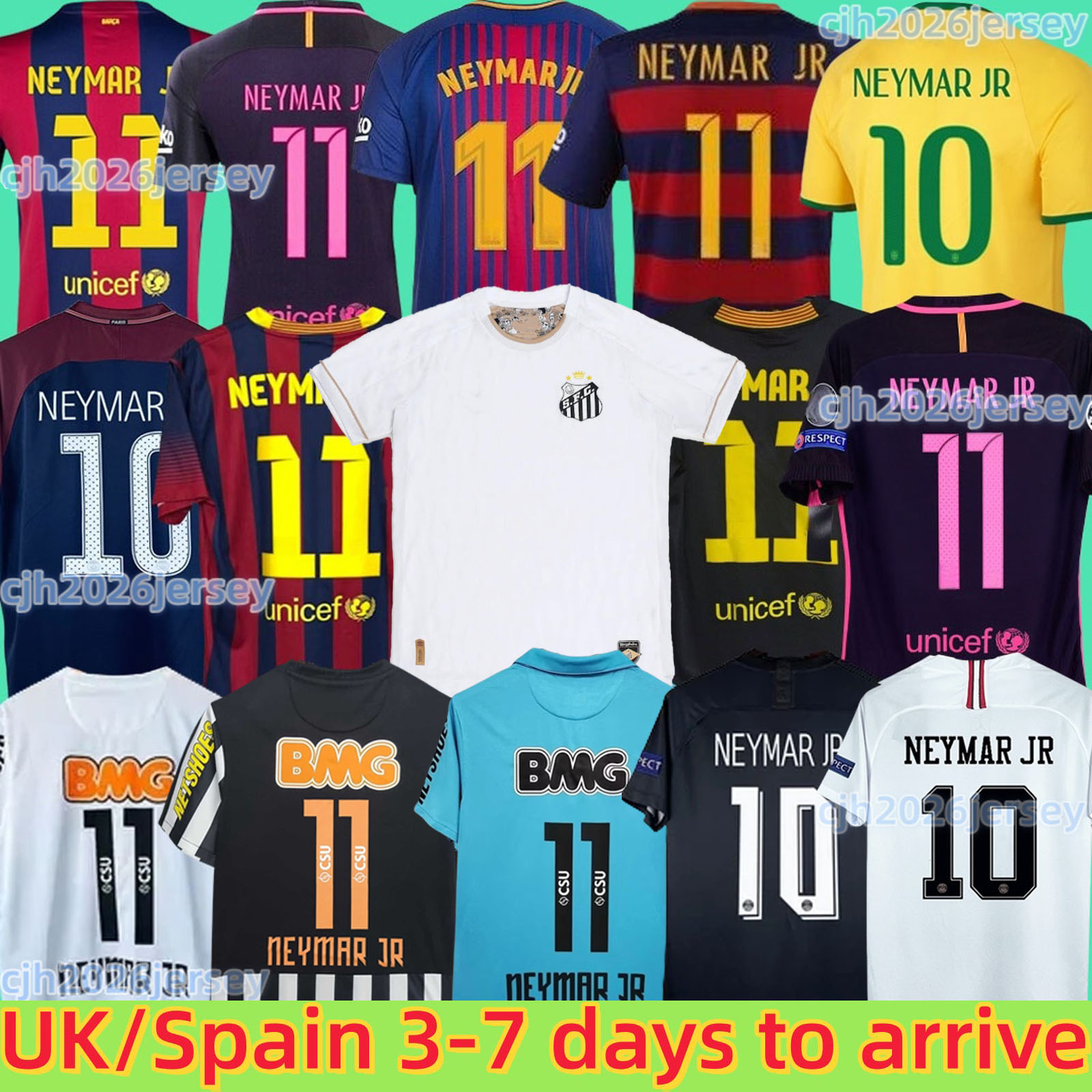 2026 NEYMAR Soccer Jersey 12 13 14 15 Vintage Football Shirts 16 17 18 19 20 21 22 23 Retrio shirts 3XL 26/27 Mixed Club Special Jerseys Sport Top kids Retro Long sleeve Kit