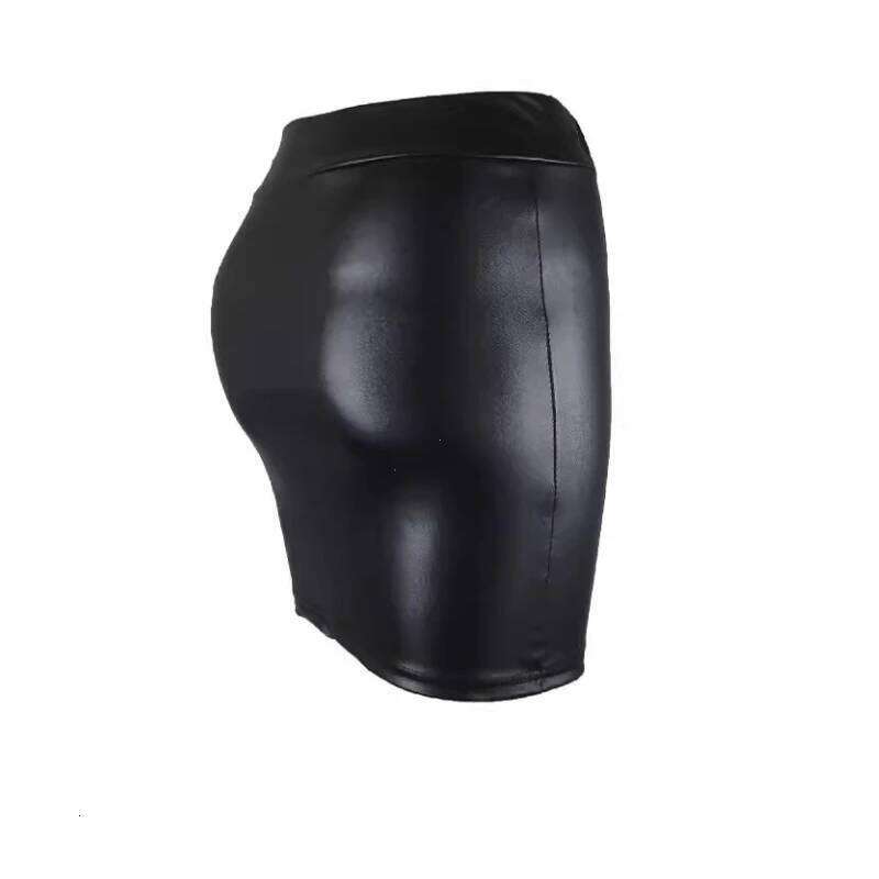 Leather Matte Slim Mini Sexy Fashion PU Hot Short High Waist Skirt Korean Nightclub Streetwear Wholesale Clothes Z260314