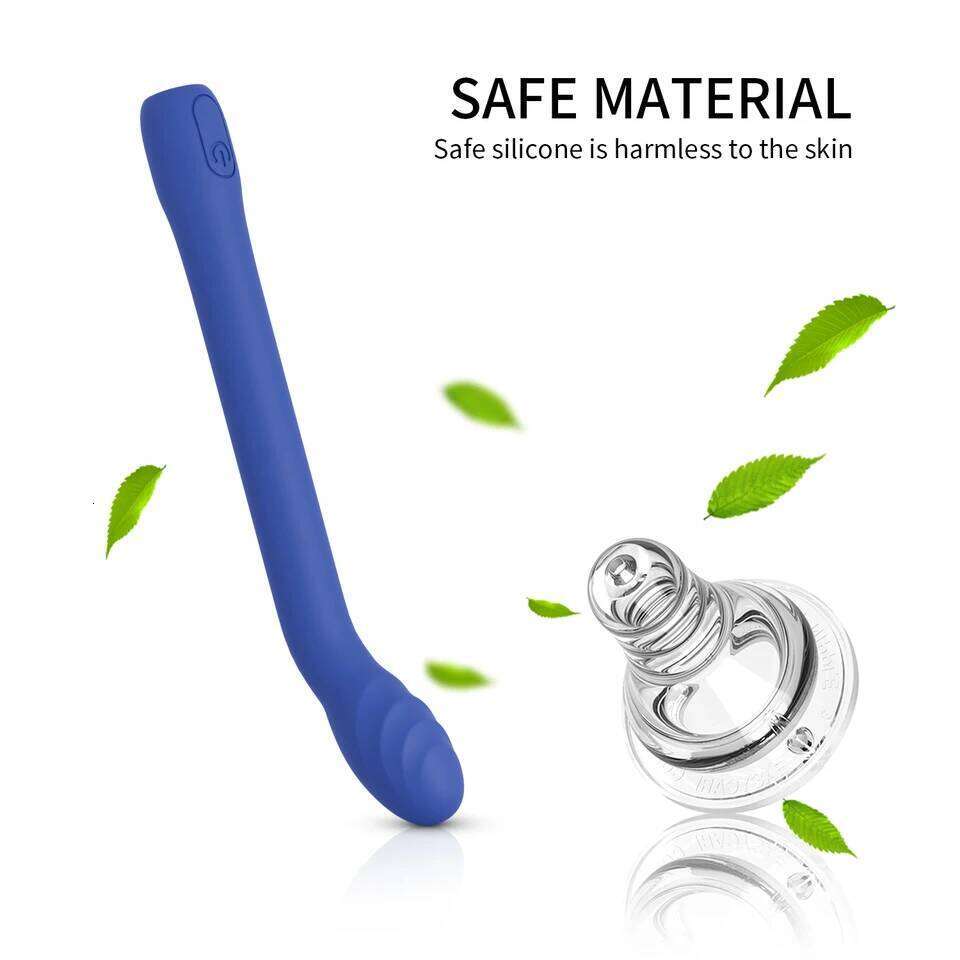 Soft Silicone Anal Beads Balls Handheld Butt Plug Dual Head Stimulation Anus Sex Toy Prostate Massage Female Vagina Masturbator 26H0313