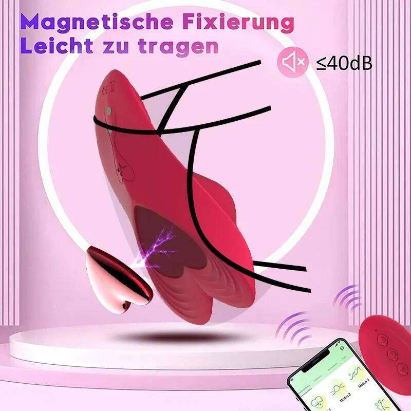 Wearable Vibrator Wireless APP Remote Panties Massager Stimulator Magnetic Vibrating Female Masturbator Sex Toys for Women 26H0313