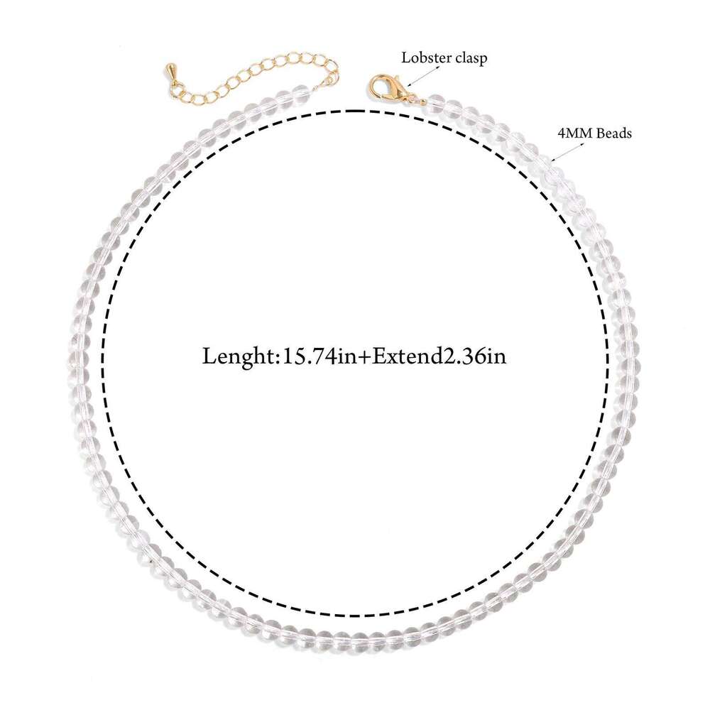 4mm Black Obsidian Necklace Natural Stone Tiger Eye Quartzs Round Beads Necklaces for Women Men Friendship Choker H260312