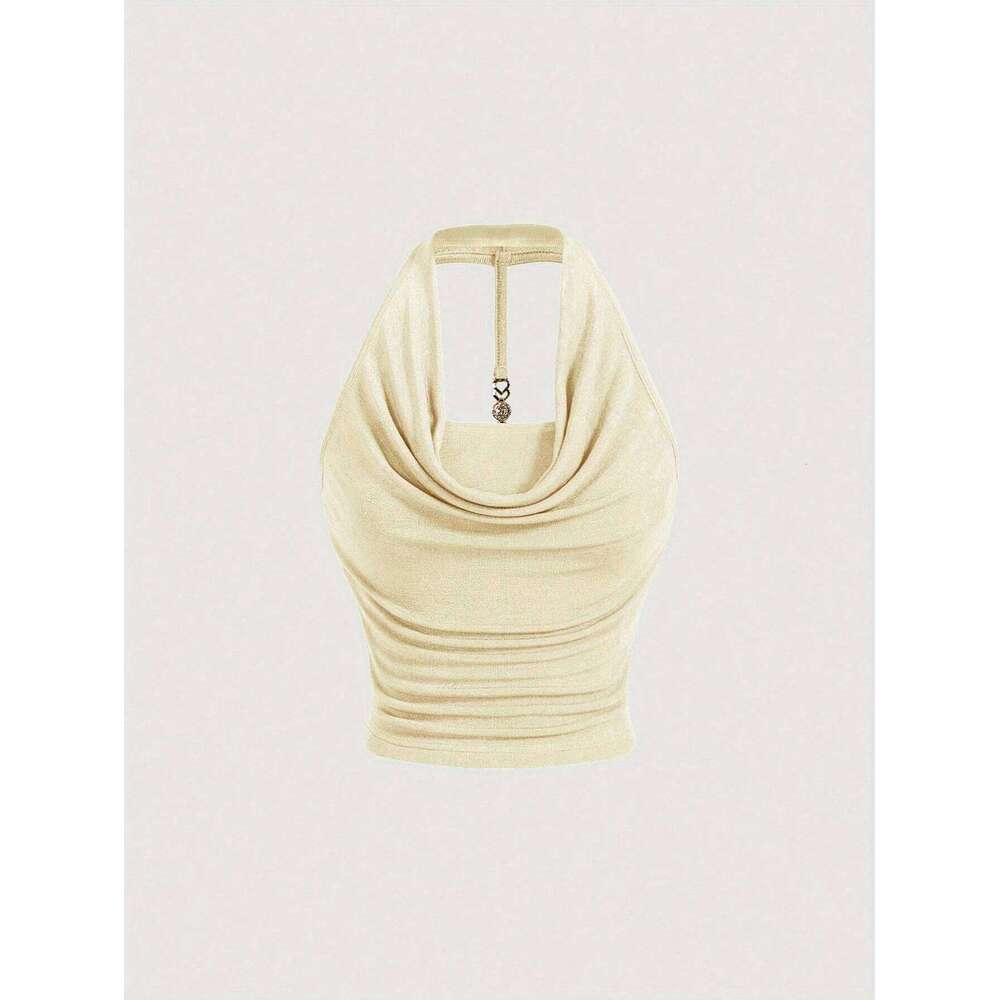 New niche elegant and comfortable halterneck women's vest